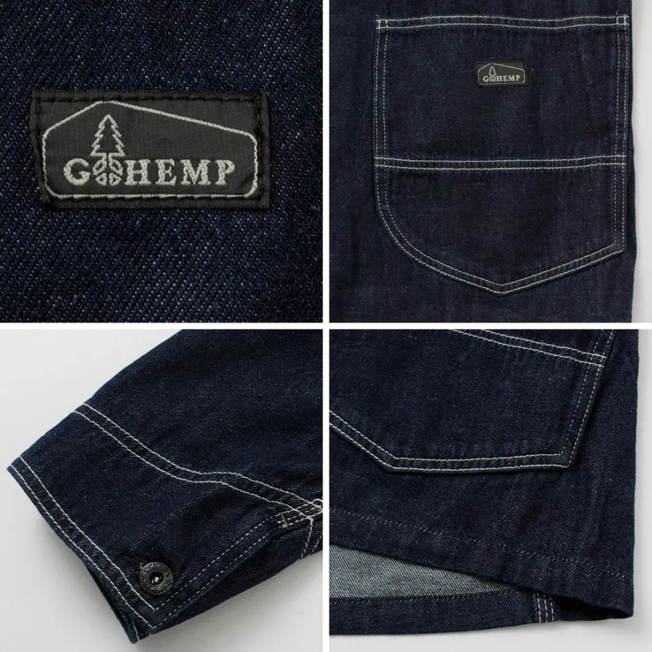 Jackets^GOHEMP / Coverall Jacket navy