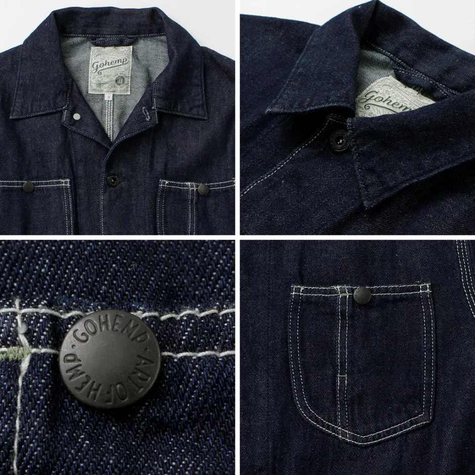 Jackets^GOHEMP / Coverall Jacket navy