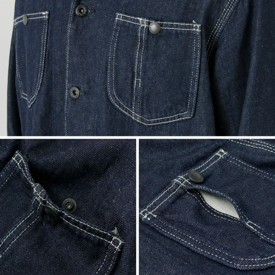 Jackets^GOHEMP / Coverall Jacket navy