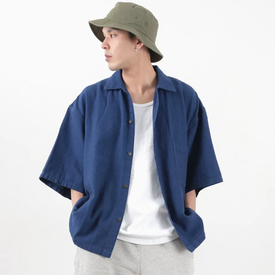 Shirts^GOHEMP / Greenhill Shirt Hemp Cotton Broken Twill