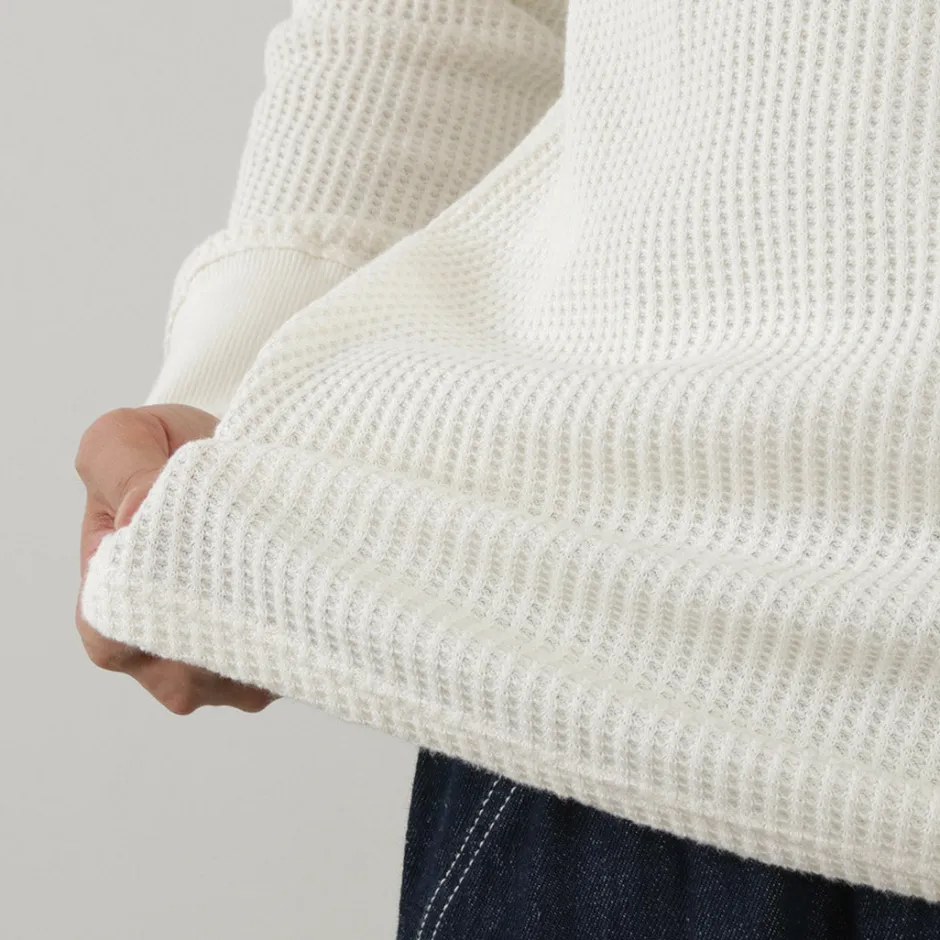 T-Shirts^GOHEMP / Hemp Waffle BASIC Raglan Crew
