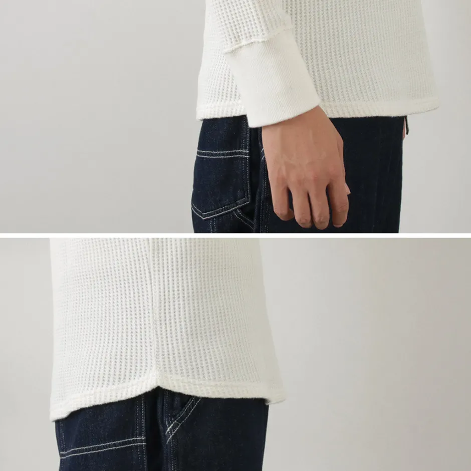 T-Shirts^GOHEMP / Hemp Waffle BASIC Raglan Crew