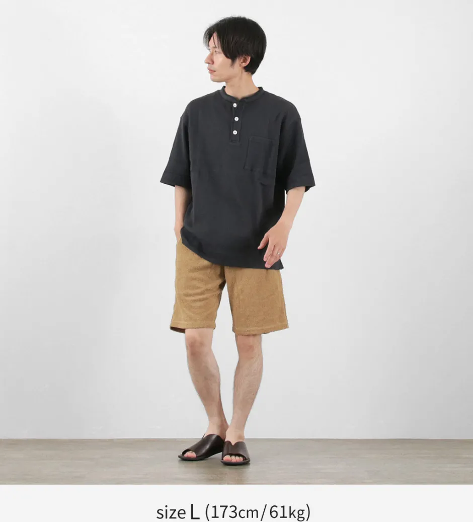 T-Shirts^GOHEMP / Henley PK Short Sleeve Shirt
