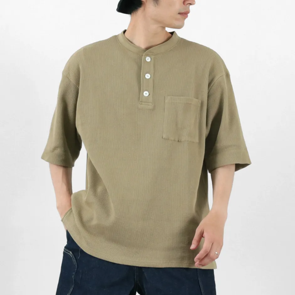 T-Shirts^GOHEMP / Henley PK Short Sleeve Shirt