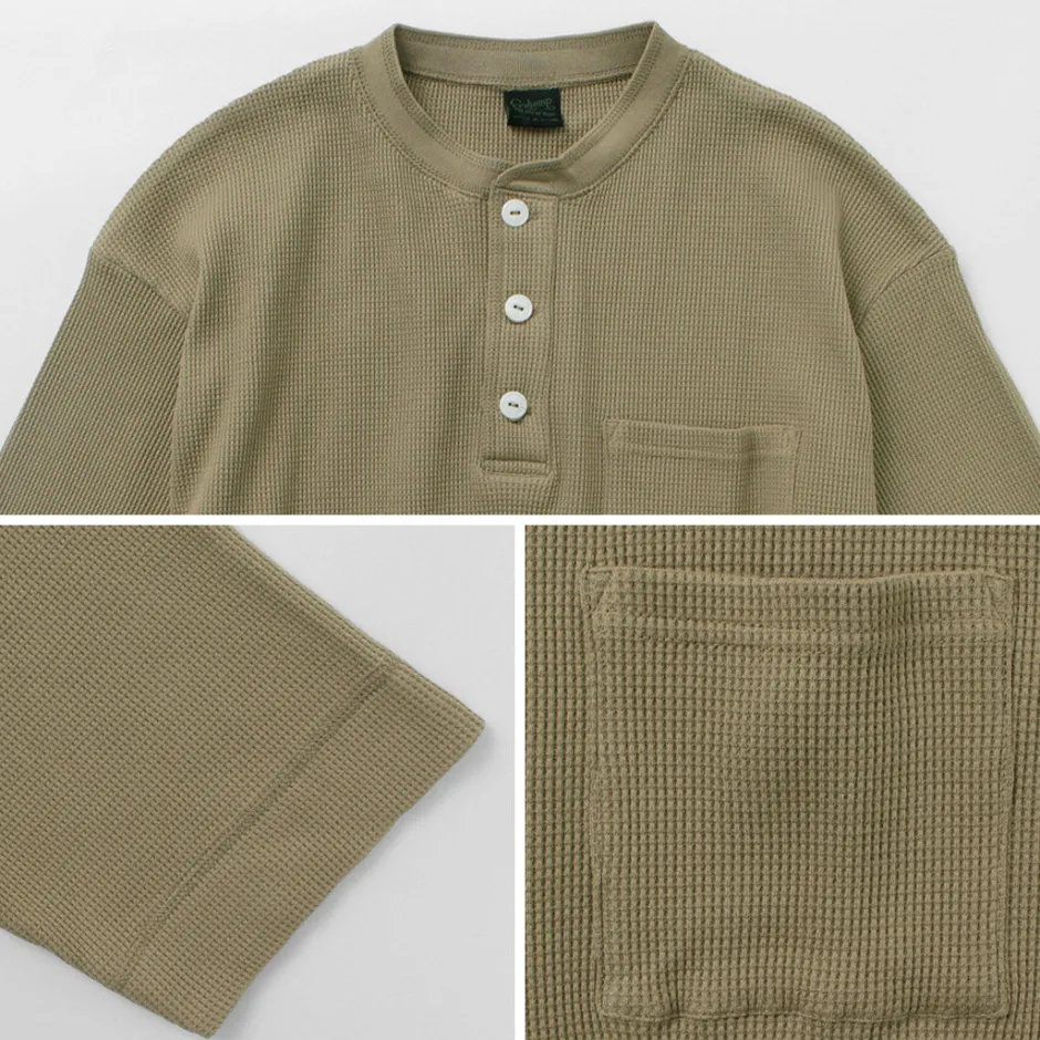 T-Shirts^GOHEMP / Henley PK Short Sleeve Shirt