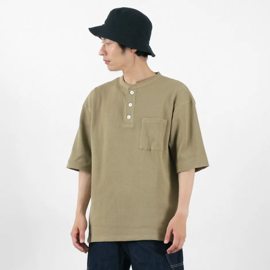 T-Shirts^GOHEMP / Henley PK Short Sleeve Shirt