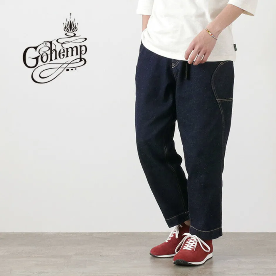 Jeans^GOHEMP / High Explorer Pants 12oz Hemp Cotton Denim one-wash