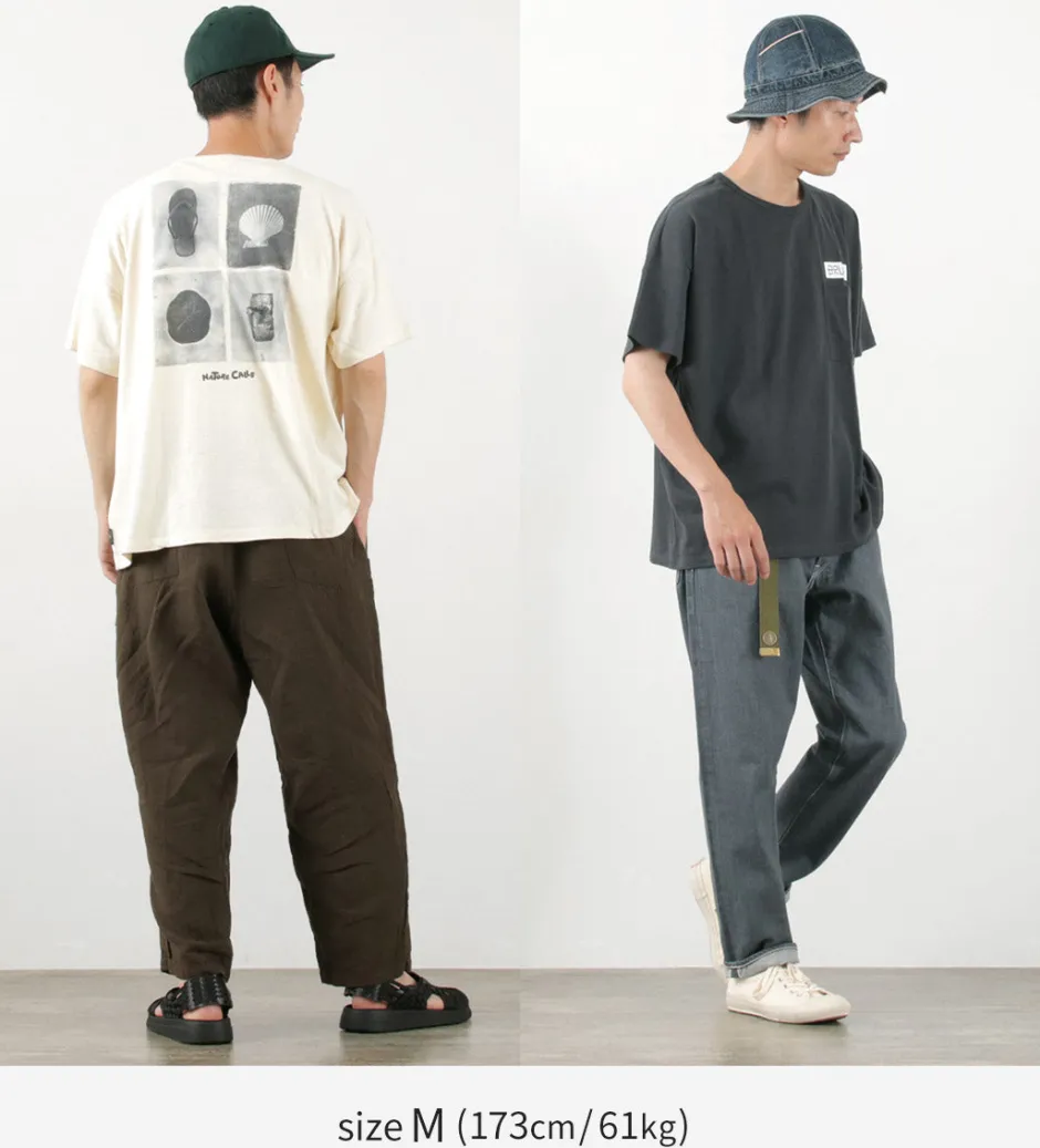 T-Shirts^GOHEMP / NC Mono Tone Wide Poket Tee