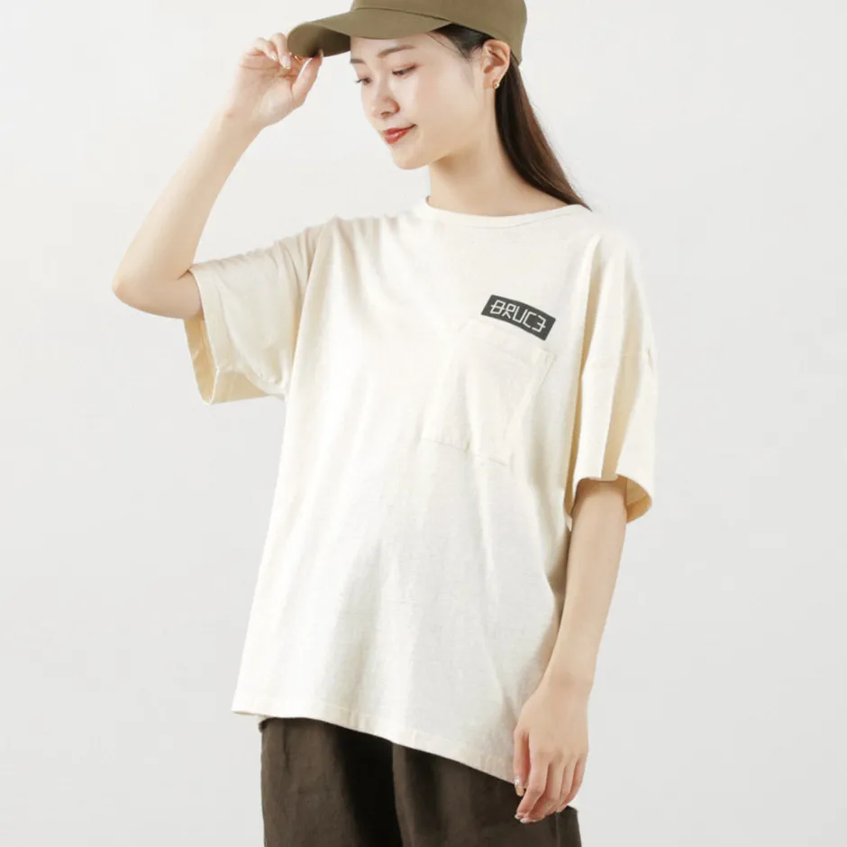 T-Shirts^GOHEMP / NC Mono Tone Wide Poket Tee