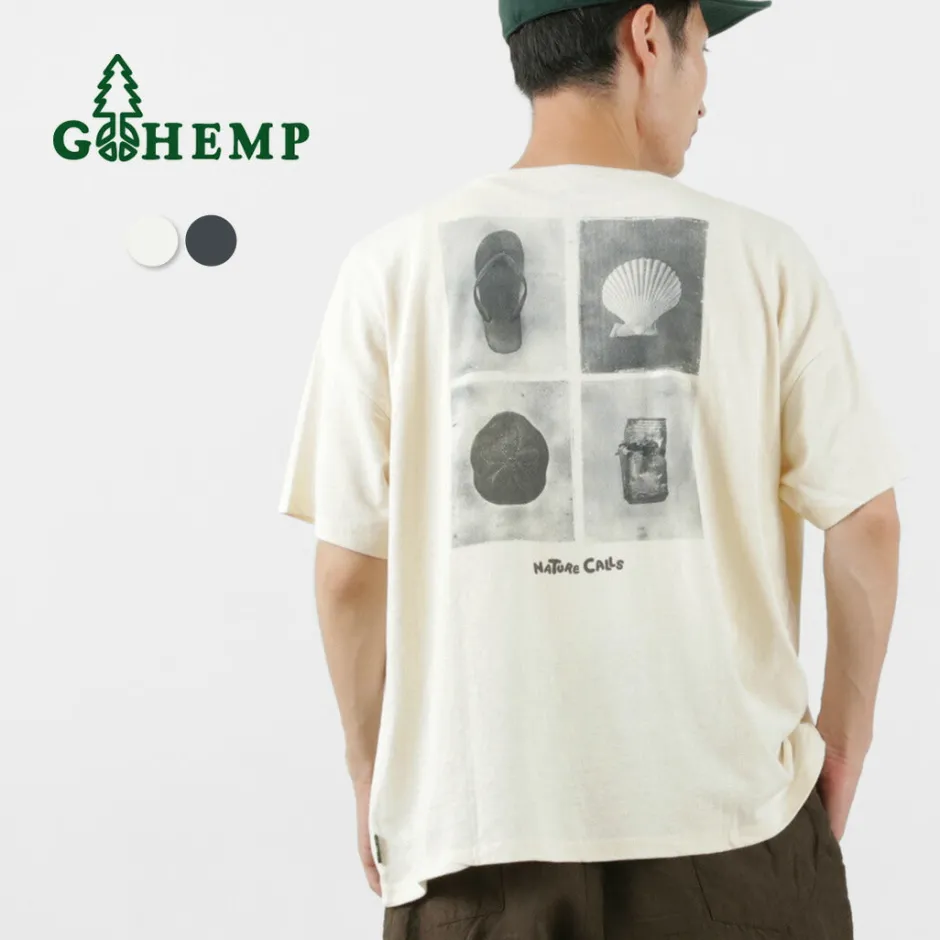 T-Shirts^GOHEMP / NC Mono Tone Wide Poket Tee
