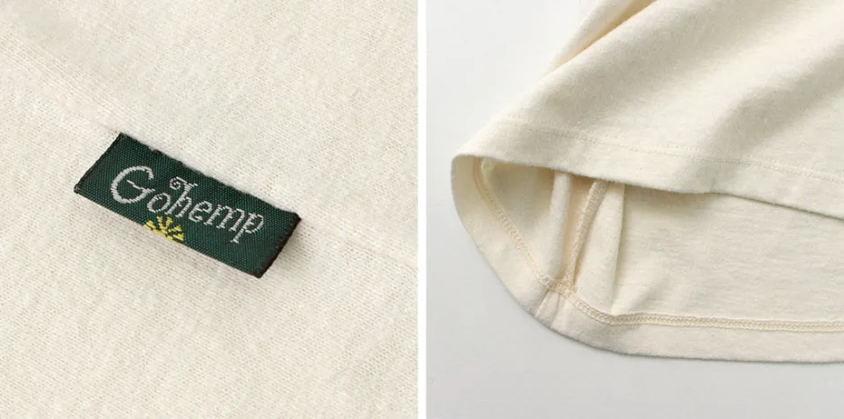 T-Shirts^GOHEMP / NC Mono Tone Wide Poket Tee