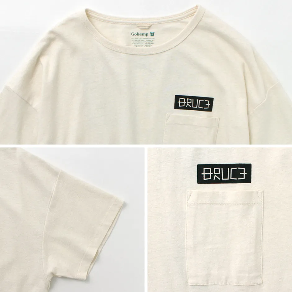 T-Shirts^GOHEMP / NC Mono Tone Wide Poket Tee