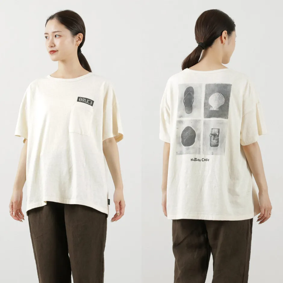 T-Shirts^GOHEMP / NC Mono Tone Wide Poket Tee