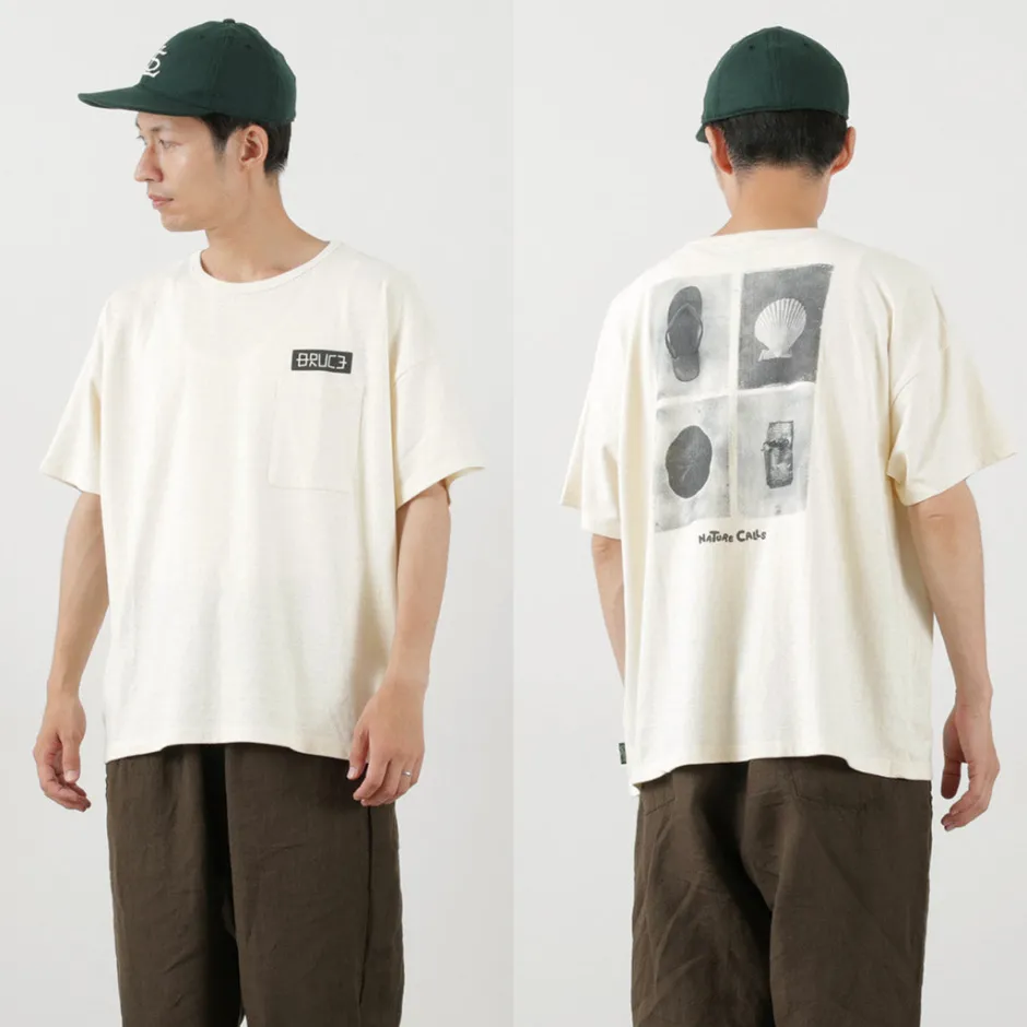 T-Shirts^GOHEMP / NC Mono Tone Wide Poket Tee