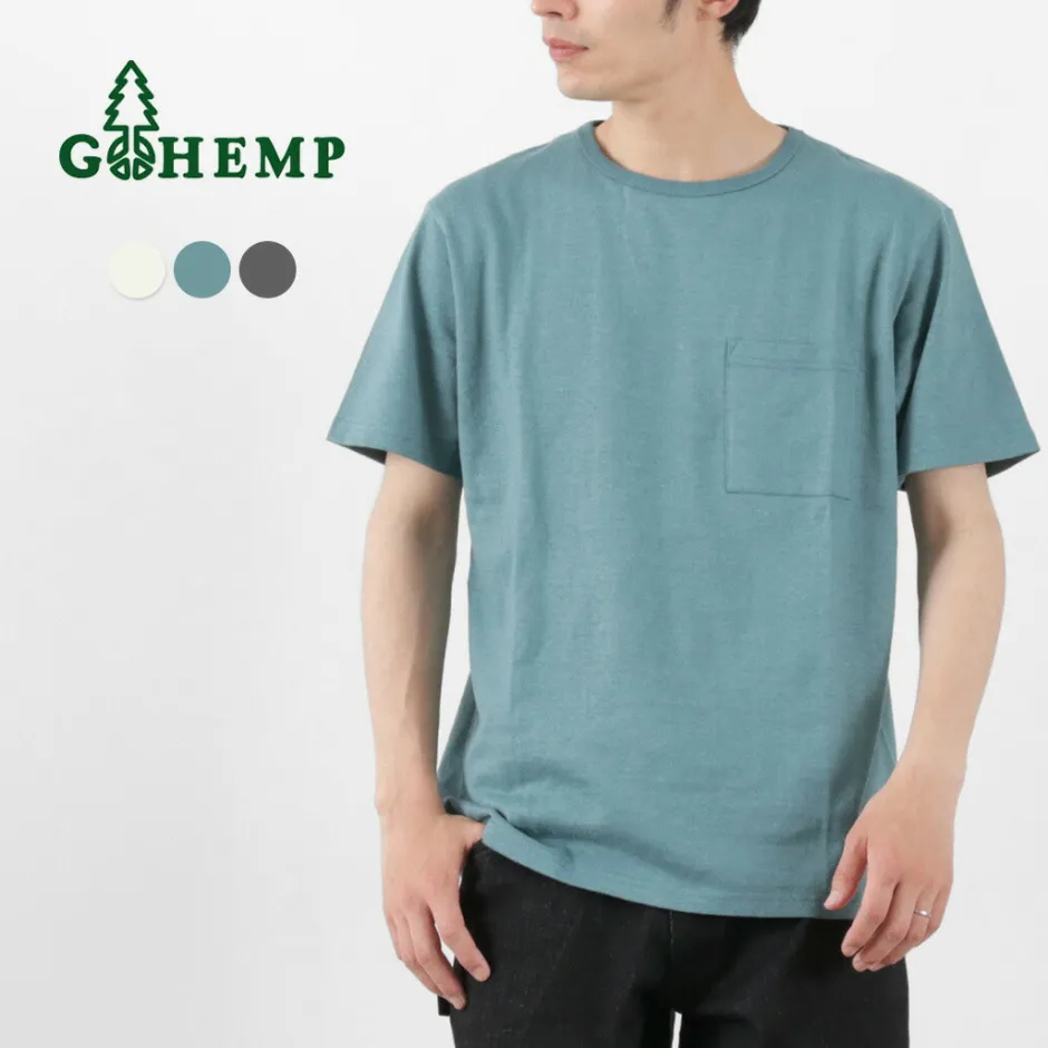 T-Shirts^GOHEMP / 10oz Basic Fit Pocket T-Shirt
