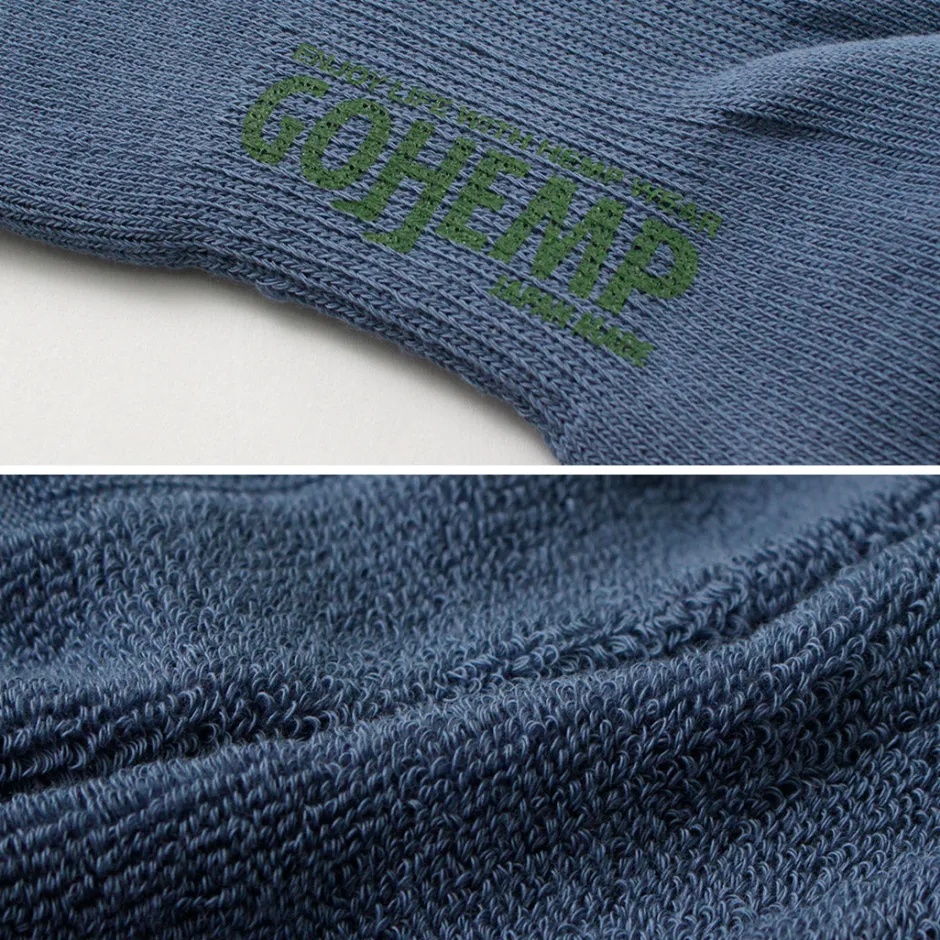 Socks^GOHEMP / Panel Pile Ankle Socks