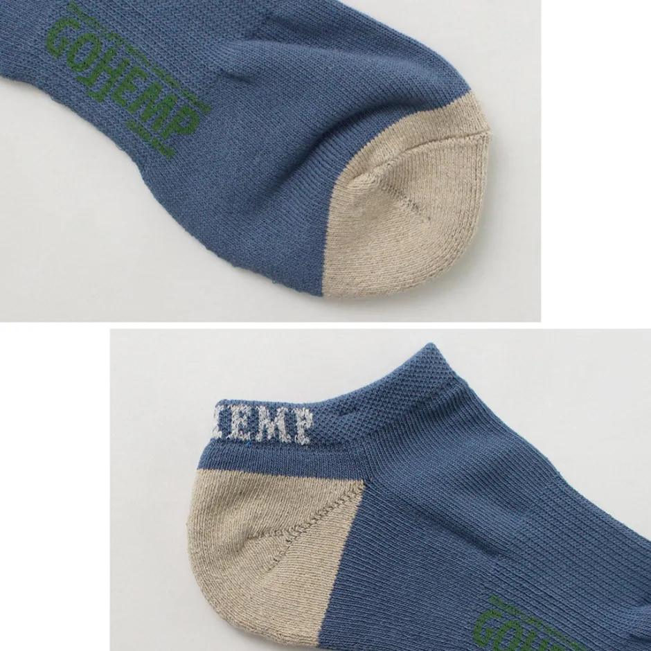 Socks^GOHEMP / Panel Pile Ankle Socks