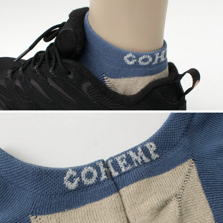 Socks^GOHEMP / Panel Pile Ankle Socks