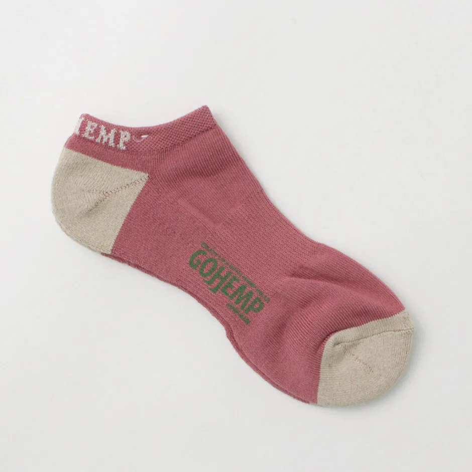 Socks^GOHEMP / Panel Pile Ankle Socks