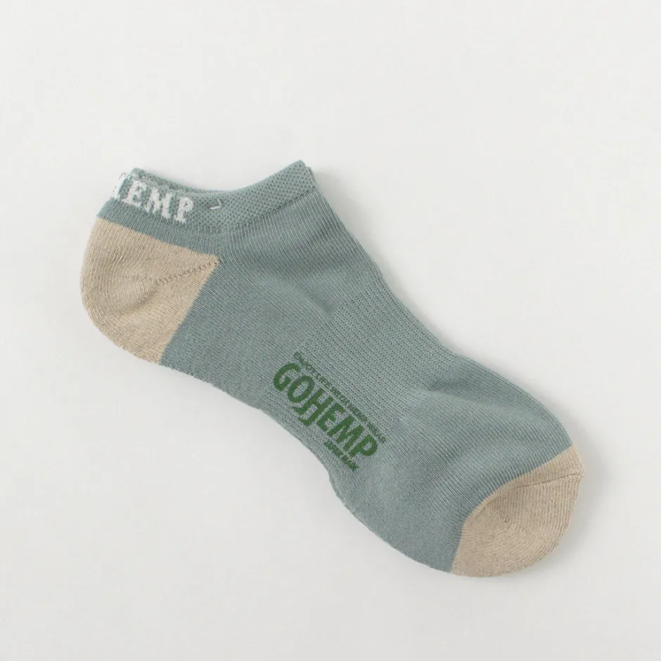 Socks^GOHEMP / Panel Pile Ankle Socks