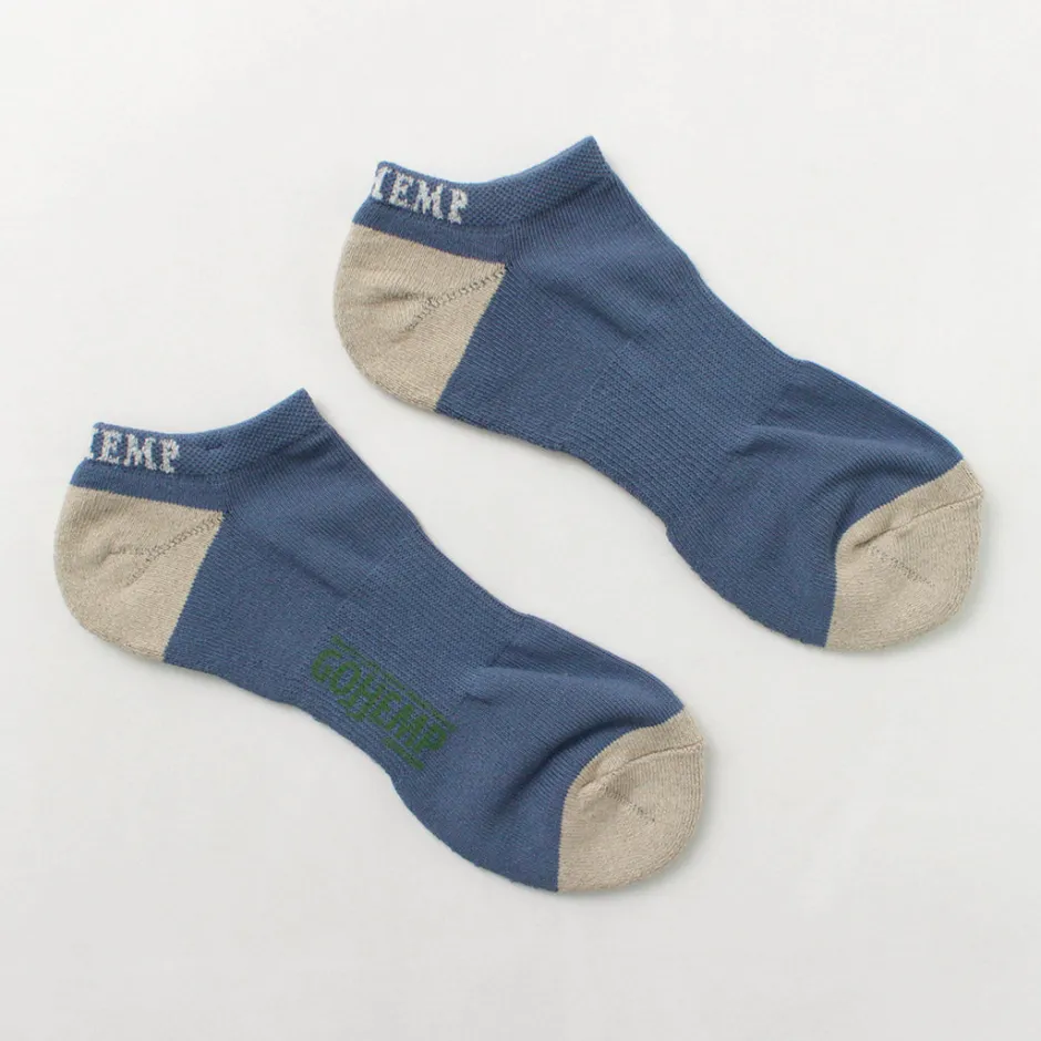 Socks^GOHEMP / Panel Pile Ankle Socks
