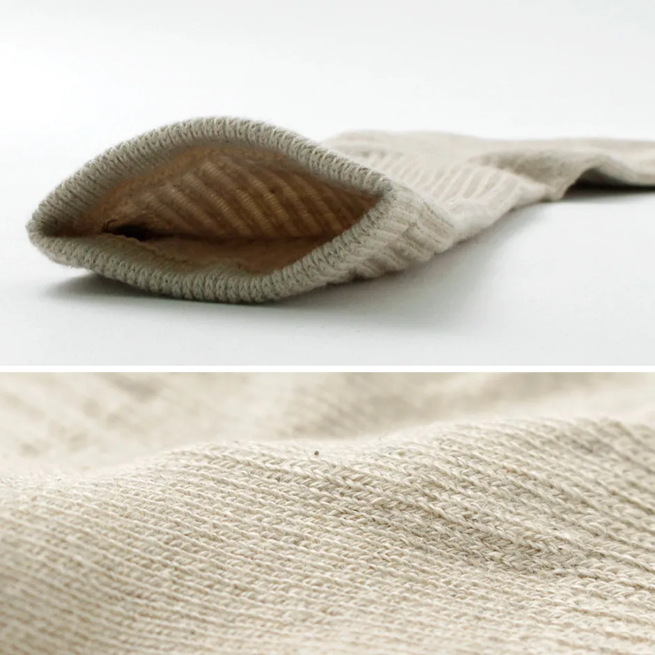 Socks^GOHEMP / Patterned Pile Crew Socks