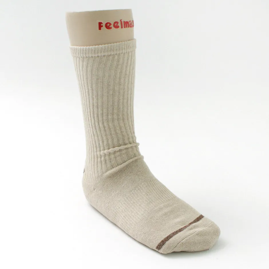 Socks^GOHEMP / Patterned Pile Crew Socks