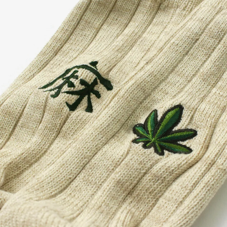 Socks^GOHEMP / Souvenir Emblem Crew Socks