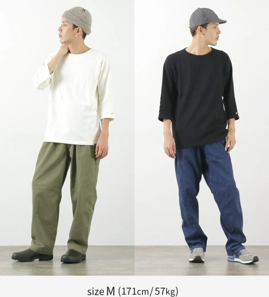 T-Shirts^GOHEMP / Sunblend warmer Baseball sleeve crew t-shirt