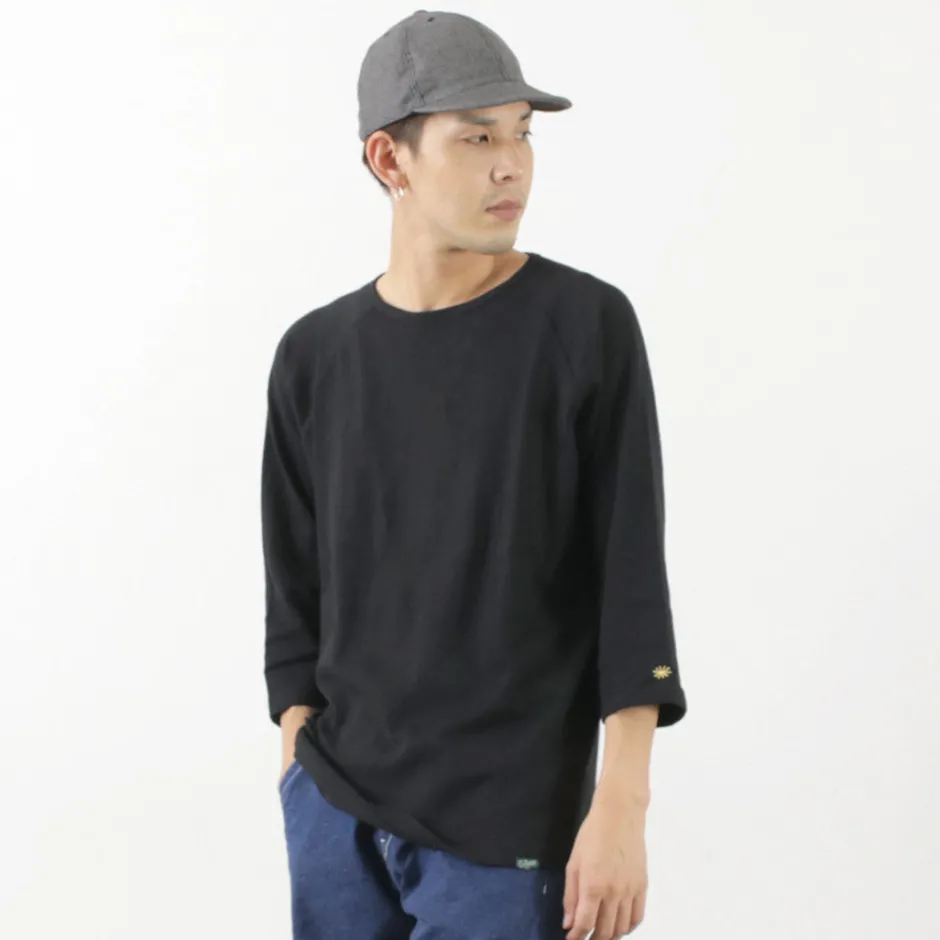 T-Shirts^GOHEMP / Sunblend warmer Baseball sleeve crew t-shirt