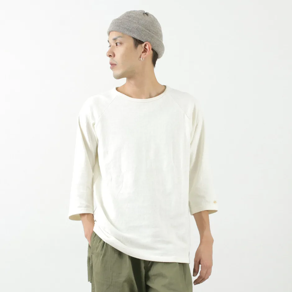 T-Shirts^GOHEMP / Sunblend warmer Baseball sleeve crew t-shirt