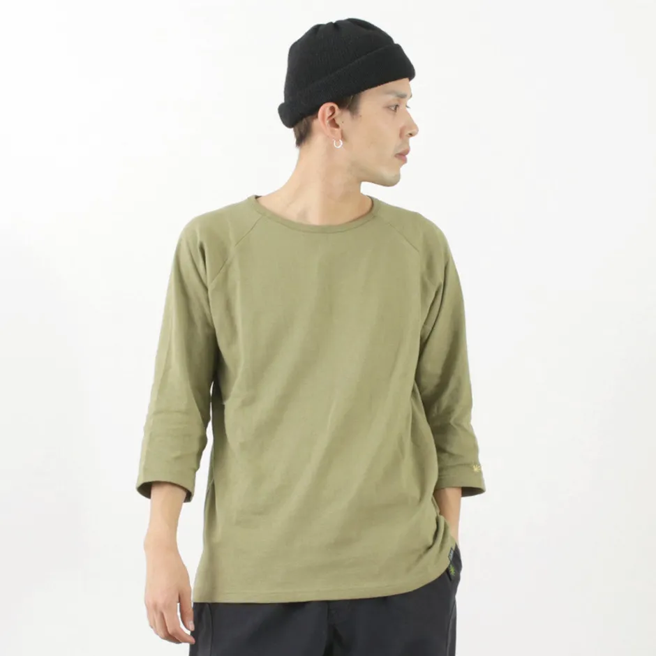 T-Shirts^GOHEMP / Sunblend warmer Baseball sleeve crew t-shirt