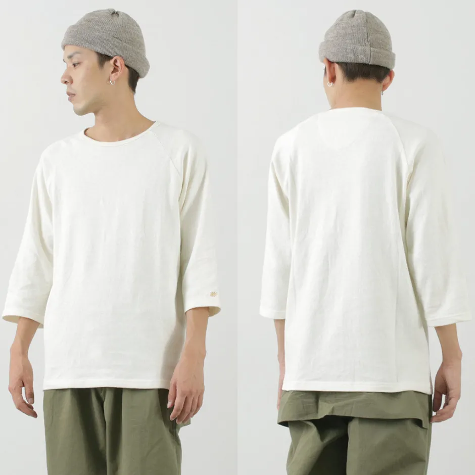 T-Shirts^GOHEMP / Sunblend warmer Baseball sleeve crew t-shirt