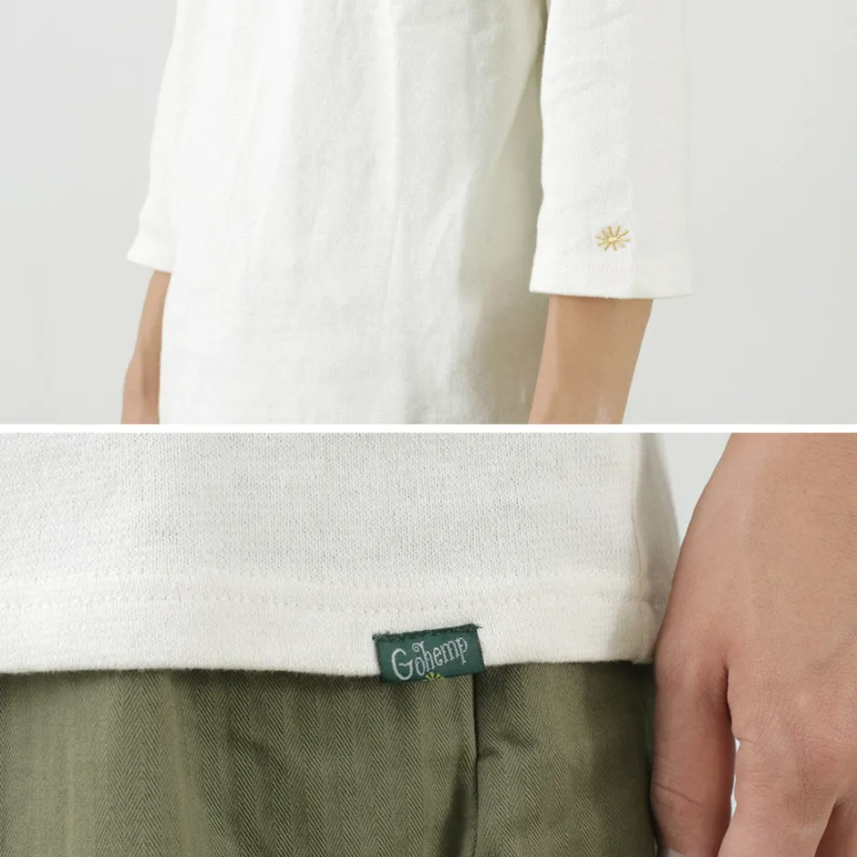 T-Shirts^GOHEMP / Sunblend warmer Baseball sleeve crew t-shirt