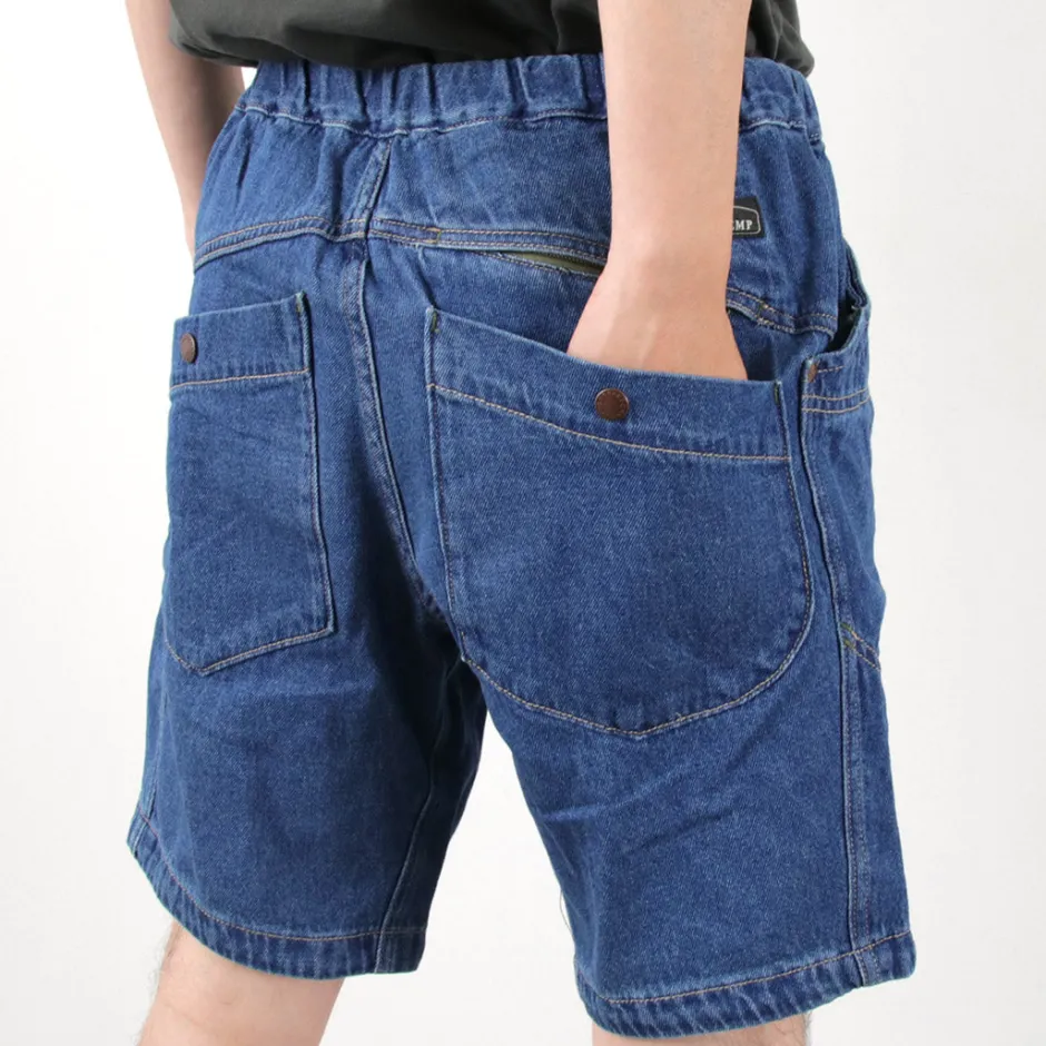 Shorts^GOHEMP / Traveler Easy Shorts Used Wash lightblue