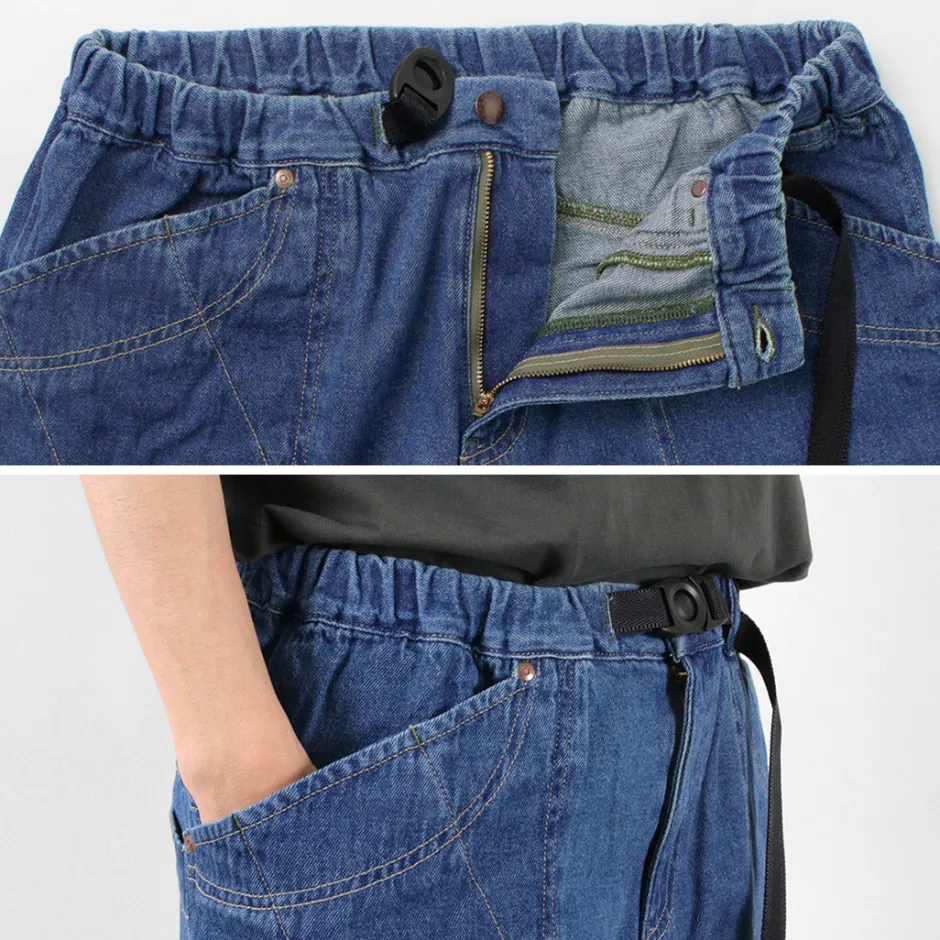 Shorts^GOHEMP / Traveler Easy Shorts Used Wash lightblue