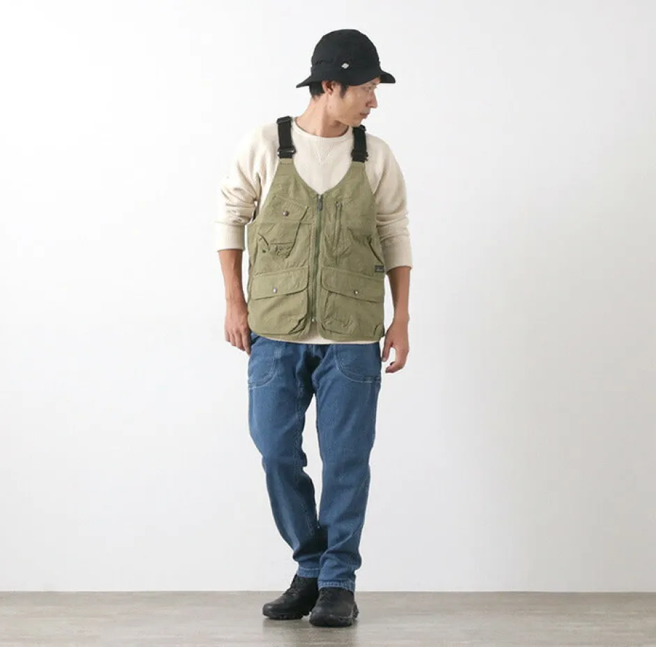 Jeans^GOHEMP / Vendor Tapered Slim Pants / Used Wash blue
