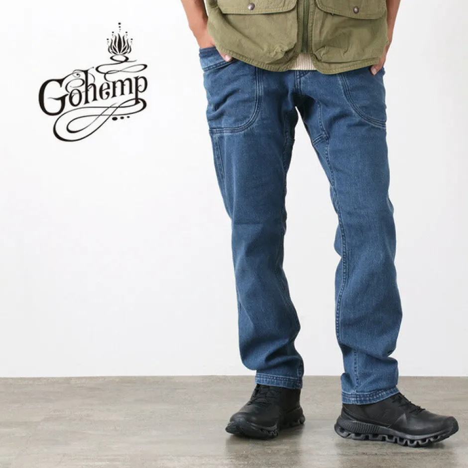 Jeans^GOHEMP / Vendor Tapered Slim Pants / Used Wash blue