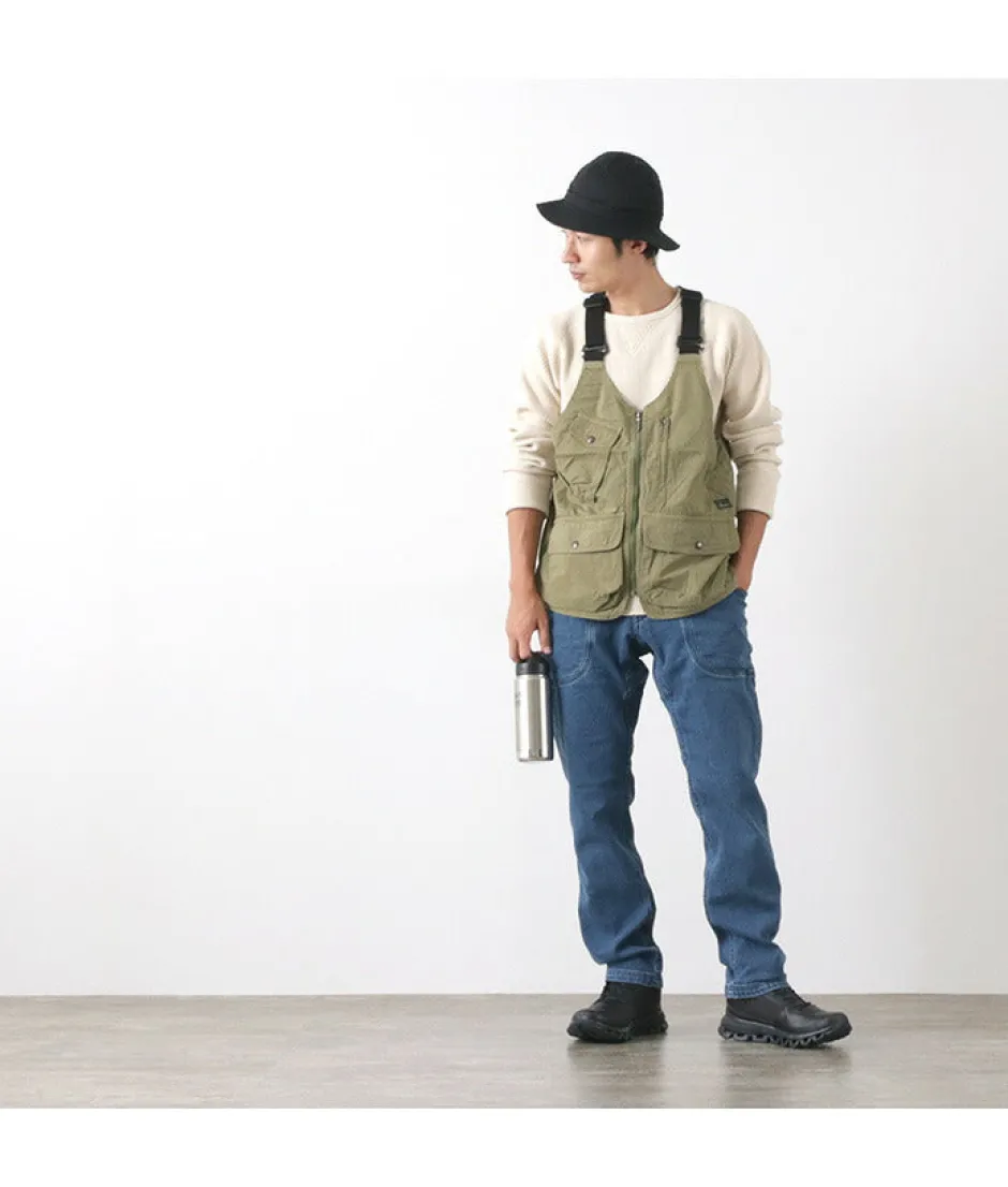 Jeans^GOHEMP / Vendor Tapered Slim Pants / Used Wash blue