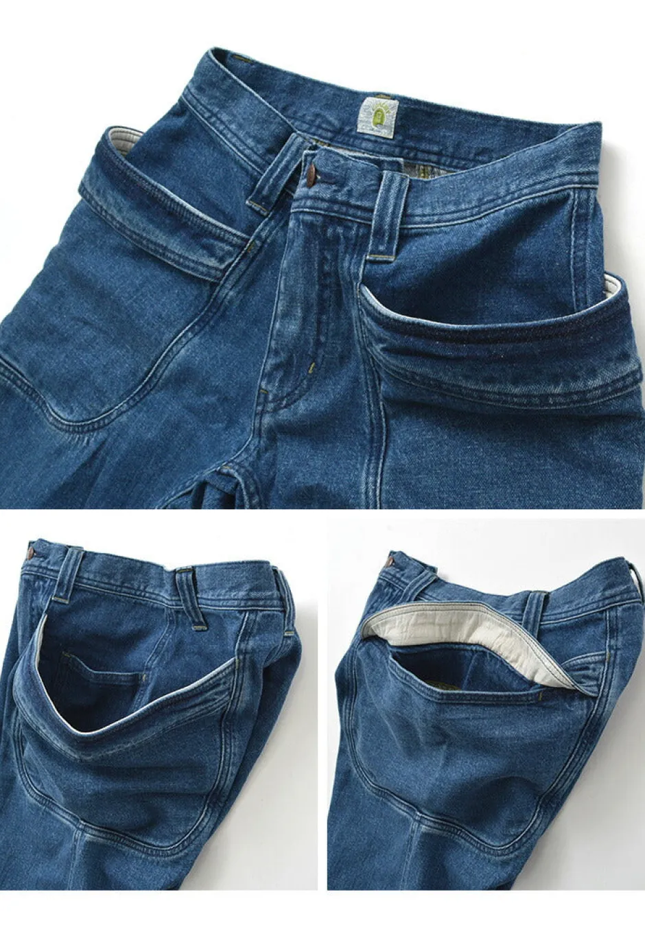 Jeans^GOHEMP / Vendor Tapered Slim Pants / Used Wash blue