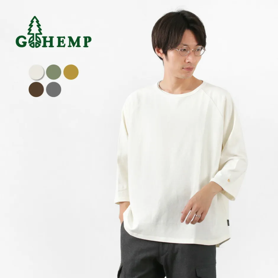 T-Shirts^GOHEMP / Wide Baseball T-Shirt