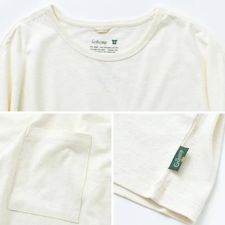 T-Shirts^GOHEMP / Wide Pockets T-Shirt