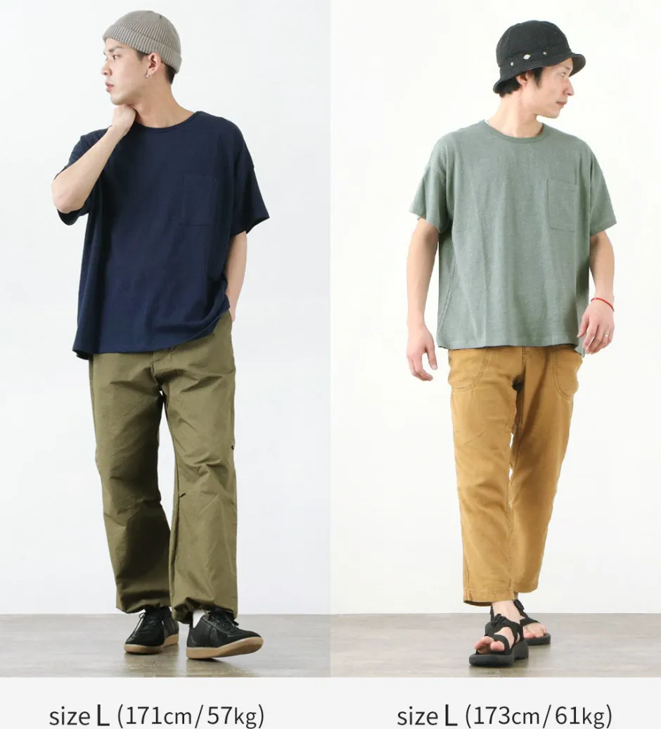 T-Shirts^GOHEMP / Wide Pockets T-Shirt