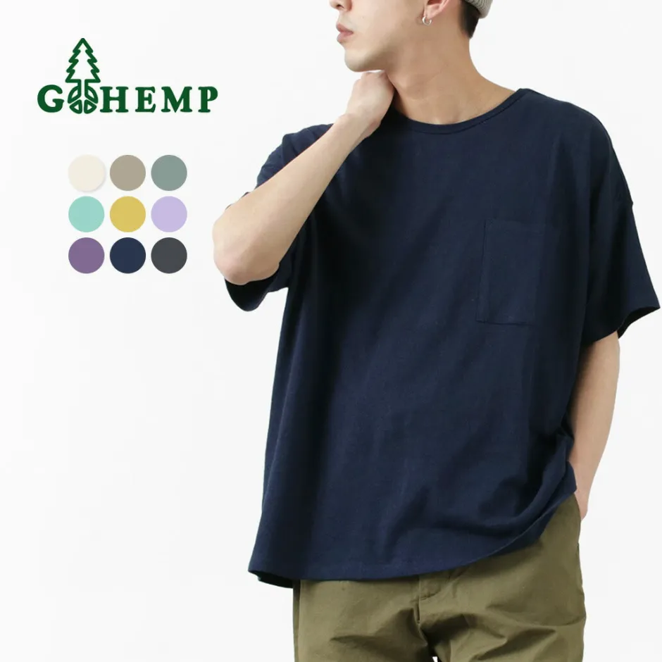 T-Shirts^GOHEMP / Wide Pockets T-Shirt