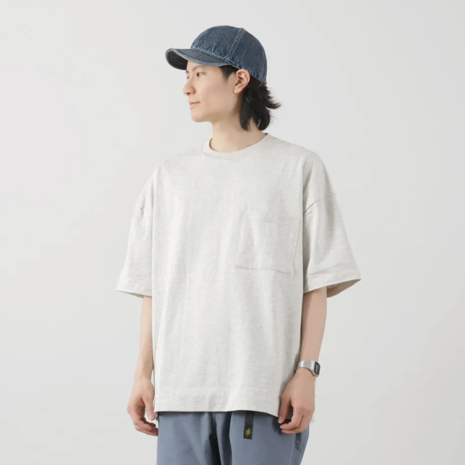 T-Shirts^GOHEMP / Wide slit T-shirt Heather