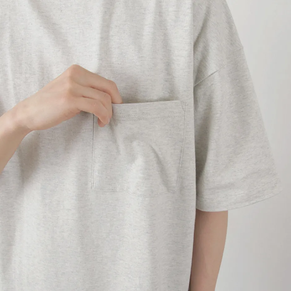 T-Shirts^GOHEMP / Wide slit T-shirt Heather