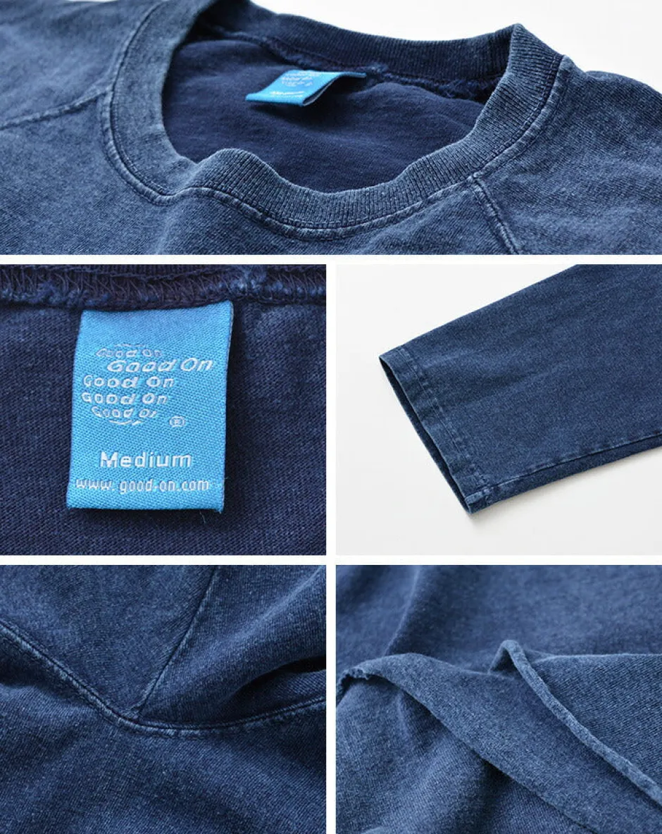 T-Shirts^GOOD ON / Baseball T-Shirt Raglan / Shave indigo