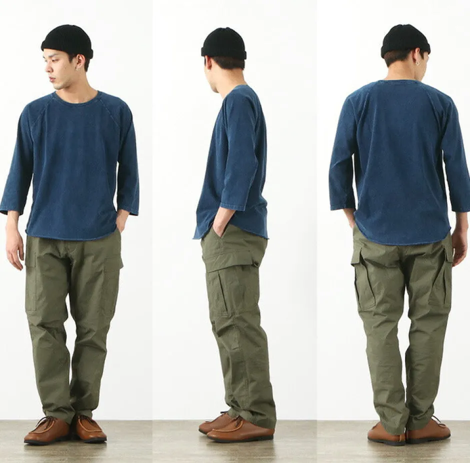 T-Shirts^GOOD ON / Baseball T-Shirt Raglan / Shave indigo