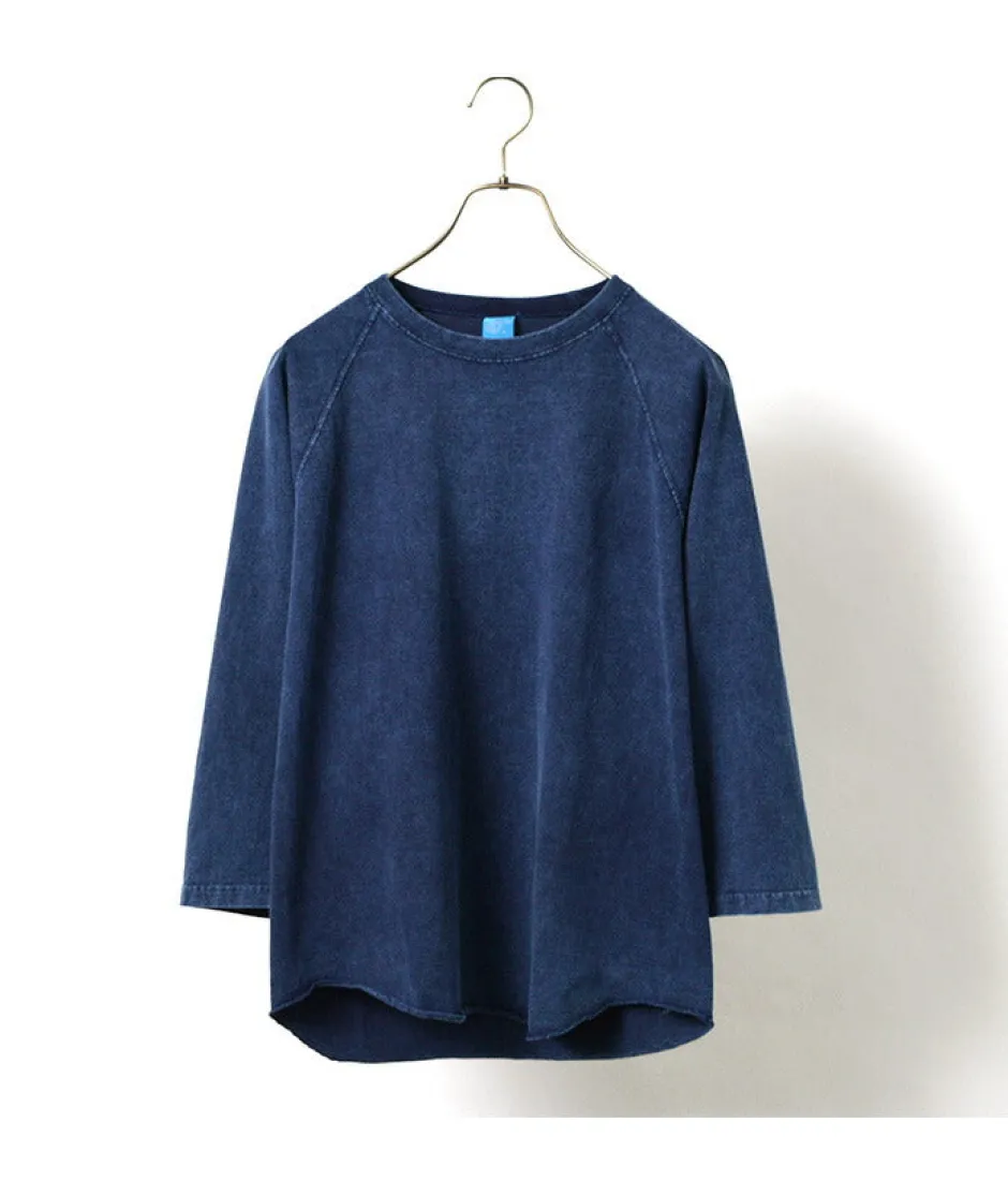T-Shirts^GOOD ON / Baseball T-Shirt Raglan / Shave indigo