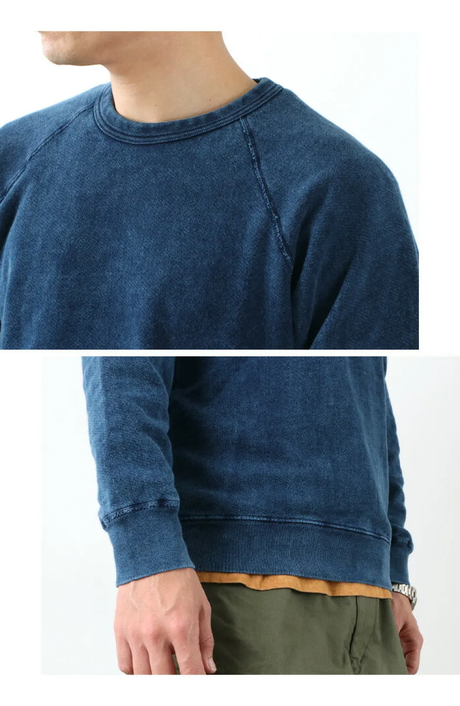 Sweatshirts^GOOD ON / GOBW101 IS Raglan Crew Sweatshirt indigo